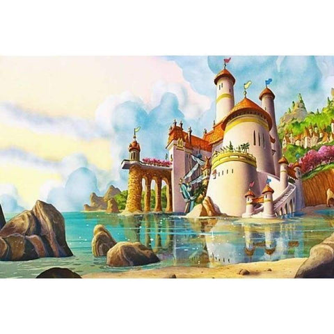 Full Drill - 5D DIY Diamond Painting Kits Wonderful Cartoon Castle - NEEDLEWORK KITS