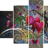 Heart Pattern Lover Large Size Full Drill - 5D Diy Diamond Painting Kits VM9132 - NEEDLEWORK KITS