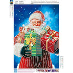 2019 Hot Sale Christmas Santa Claus 5D Diy Diamond Mosaic Cross Stitch Kits VM7572 - NEEDLEWORK KITS