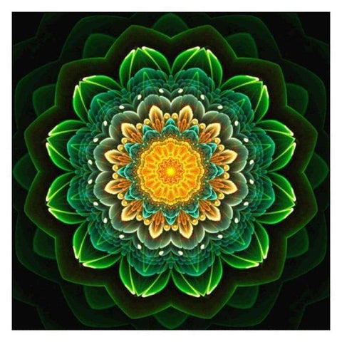 Hot Sale Crystal  Abstract Mandala Full Drill - 5D Diy Diamond Painting Kits BQ5001 - NEEDLEWORK KITS