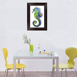 Hot Sale Hippocampi Diy Full Drill - 5D Crystal Diamond Painting Kits QB0053 - NEEDLEWORK KITS