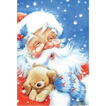 2019 Hot Sale Santa Christmas 5D Diy Diamond Mosaic Cross Stitch Kits VM7571 - NEEDLEWORK KITS