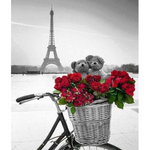 Full Drill - 5D DIY Diamond Painting Kits Landscape Eiffel Tower Bear Folwers - NEEDLEWORK KITS