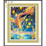 Full Drill - 5D DIY Diamond Painting Kits Fantastic Fish Sky Latterns - NEEDLEWORK KITS
