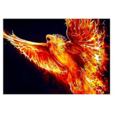 New Arrival Dream Series Fire Eagle Diamond Painting Kits Af9741 - NEEDLEWORK KITS