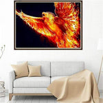 New Arrival Dream Series Fire Eagle Diamond Painting Kits Af9741 - NEEDLEWORK KITS