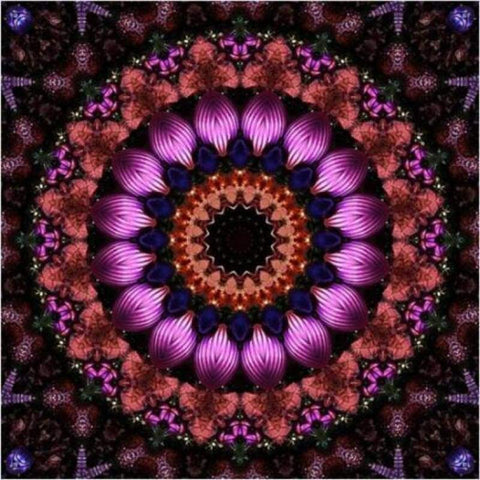 New Dream Mandala Abstract Pattern Full Drill - 5D Diy Diamond Painting Kits VM6008 - NEEDLEWORK KITS