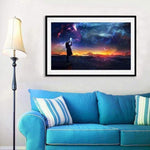 Night Sky Landscape Full Drill - 5D Diy  Diamond Painting Kits QB6538 - NEEDLEWORK KITS