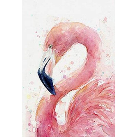 Oil Painting Style Flamingo  Diamond Painting Kits NA00371 - NEEDLEWORK KITS