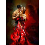 Oil Painting Style Man And Woman Pattern Full Drill - 5D Diy Diamond Painting Kits VM9549 - NEEDLEWORK KITS