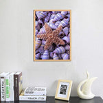 Full Drill - 5D DIY Diamond Painting Kits Summer Beach Starfish Shell Pebble - NEEDLEWORK KITS