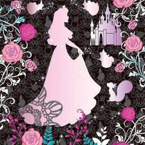 Full Drill - 5D DIY Diamond Painting Kits Cartoon Princess Castle - NEEDLEWORK KITS