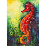 Full Drill - 5D DIY Diamond Painting Kits Watercolor Seahorse - NEEDLEWORK KITS
