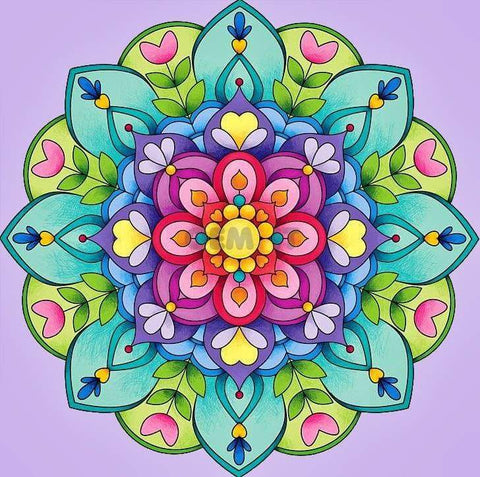 Mandala pattern. Full Drill Diamond Painting Abstract - NEEDLEWORK KITS