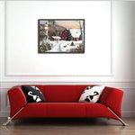 Full Drill - 5D DIY Diamond Painting Kits Dream Winter Landscape Cottage - NEEDLEWORK KITS