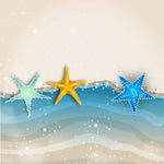 Full Drill - 5D DIY Diamond Painting Kits Cartoon Artistic Beach Starfish - NEEDLEWORK KITS