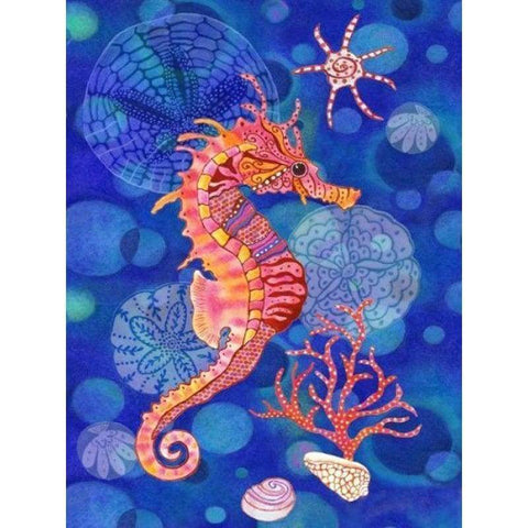 Full Drill - 5D DIY Diamond Painting Kits Cartoon Seahorse - NEEDLEWORK KITS