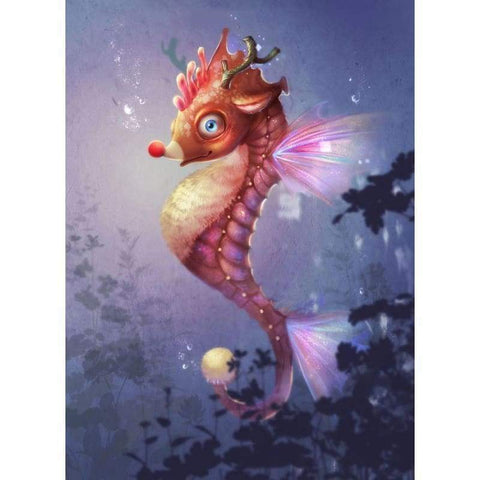 Full Drill - 5D DIY Diamond Painting Kits Cartoon Seahorse - NEEDLEWORK KITS