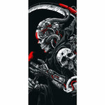 Death Machine Skull - Full Drill Diamond Painting - NEEDLEWORK KITS