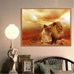 Full Drill - 5D DIY Diamond Painting Kits Dream Lion Lover - NEEDLEWORK KITS