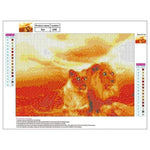 Full Drill - 5D DIY Diamond Painting Kits Dream Lion Lover - NEEDLEWORK KITS