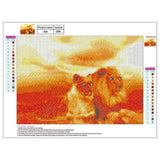 Full Drill - 5D DIY Diamond Painting Kits Dream Lion Lover - NEEDLEWORK KITS