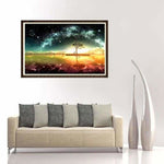 Dream Night Sky Star Wall Decor Full Drill - 5D Diy Diamond 
