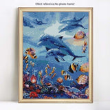 Dream Sea Animal Dolphin Full Drill - 5D Diy Diamond 