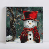 Full Drill - 5D DIY Diamond Painting Kits Cartoon Dream Snowman - NEEDLEWORK KITS