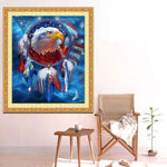 Full Drill - 5D DIY Diamond Painting Kits Eagle Animal Dream Catcher - NEEDLEWORK KITS