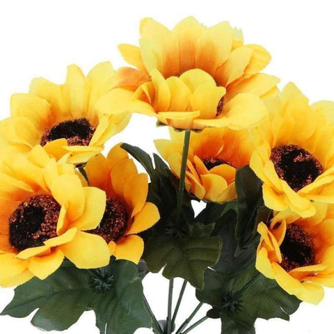 Full Drill - 5D DIY Diamond Painting Kits Pure Yellow Sunflower - NEEDLEWORK KITS