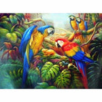 Full Drill - 5D Diamond Painting Kits Cute Bird Parrot on 