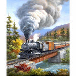 Full Drill - 5D Diamond Painting Kits Driving Train - 3