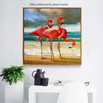 Full Drill - 5D Diamond Painting Kits Flamingos By the Sea