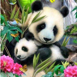 Full Drill - 5D Diamond Painting Kits Panda Mother and Kid