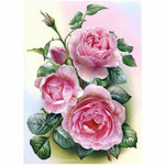 Full Drill - 5D Diamond Painting Kits Speical Pink Flowers -