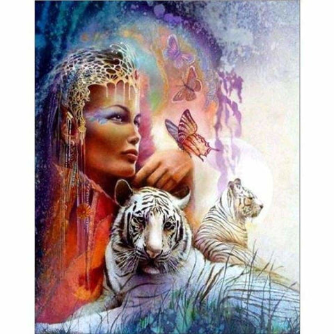 Full Drill - 5D Diamond Painting Kits Watercolored Beauty 