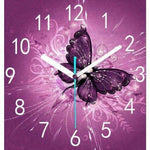 Full Drill - 5D DIY Diamond Painting Kits Butterfly Clock