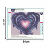 Full Drill - 5D DIY Diamond Painting Kits Carton Love Heart 