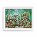 Full Drill - 5D DIY Diamond Painting Kits Cartoon Bicycle 