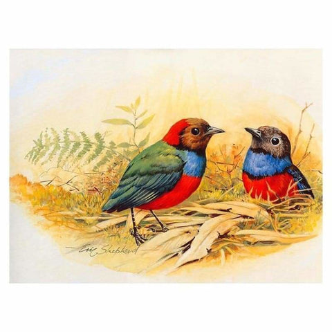 Full Drill - 5D DIY Diamond Painting Kits Cartoon Birds - 4