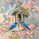 Full Drill - 5D DIY Diamond Painting Kits Cartoon Birds Warm