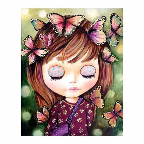 Full Drill - 5D DIY Diamond Painting Kits Cartoon Butterfly 