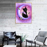 Full Drill - 5D DIY Diamond Painting Kits Cartoon Cat Elf On