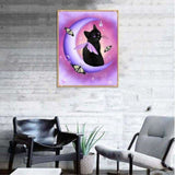 Full Drill - 5D DIY Diamond Painting Kits Cartoon Cat Elf On