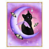 Full Drill - 5D DIY Diamond Painting Kits Cartoon Cat Elf On