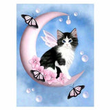 Full Drill - 5D DIY Diamond Painting Kits Cartoon Cat Elf on