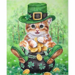 Full Drill - 5D DIY Diamond Painting Kits Cartoon Cute Cat -