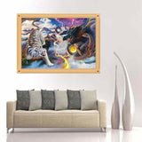 Full Drill - 5D DIY Diamond Painting Kits Cartoon Dragon and