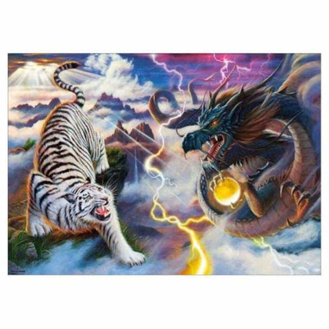 Full Drill - 5D DIY Diamond Painting Kits Cartoon Dragon and